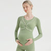 Maternity Thermal Top – Warm Nursing & Postpartum Base Layer