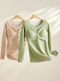 Maternity Thermal Top – Warm Nursing & Postpartum Base Layer