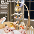 Baby Crib Mobile with Projector & Night Light – Musical Rotating Toy