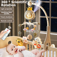 Baby Crib Mobile with Projector & Night Light – Musical Rotating Toy