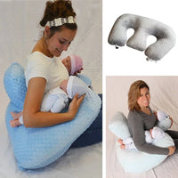 Twin Nursing Pillow – 6-in-1 Feeding & Baby Support Cushion
