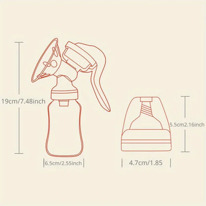 Portable Manual Breast Pumps Postpartum Breast Feeding Painless High Suction Milking Device Bottle and Nipple Baby Accessories