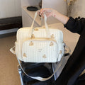 Embroidered Mommy Bag – Large Capacity Maternity & Diaper Handbag