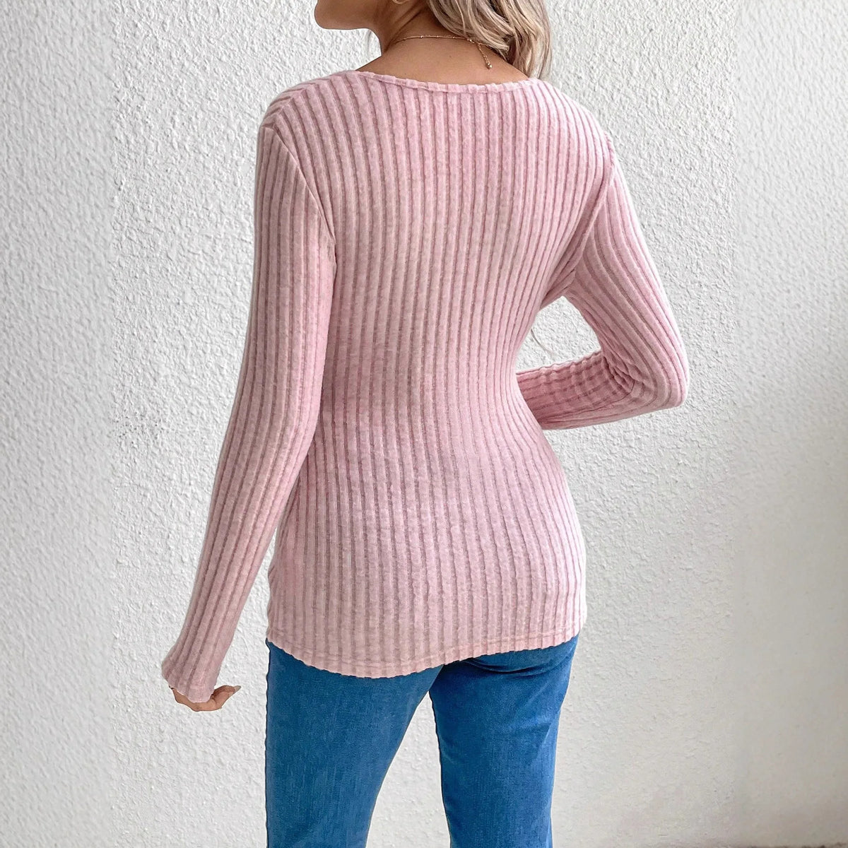 Maternity Clothes Photoshoot Dress Pregnancy Clothing Autumn Winter V-neck Long-sleeved Waist-tied Knitted Top Pregnant Women