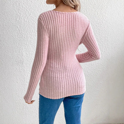 Maternity Clothes Photoshoot Dress Pregnancy Clothing Autumn Winter V-neck Long-sleeved Waist-tied Knitted Top Pregnant Women