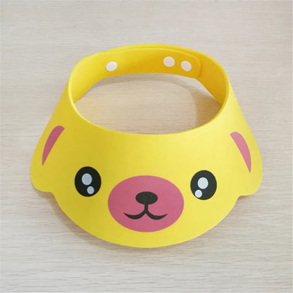 Baby Shower Caps Shampoo Cap Wash Hair Kids Bath Visor Hats Adjustable Shield Waterproof Ear Protection Eye Children Hats Infant