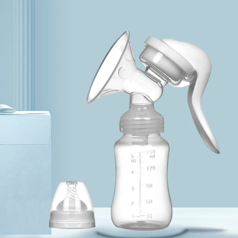 Portable Manual Breast Pumps Postpartum Breast Feeding Painless High Suction Milking Device Bottle and Nipple Baby Accessories