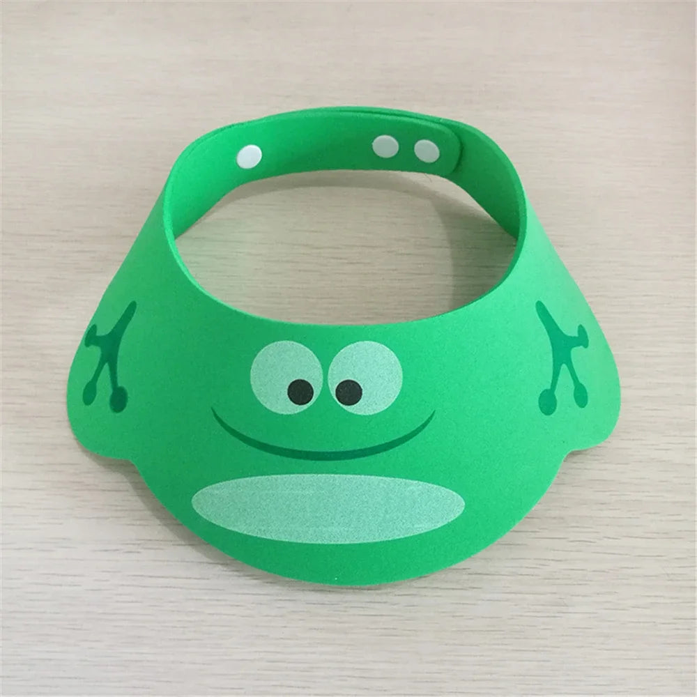 Baby Shower Caps Shampoo Cap Wash Hair Kids Bath Visor Hats Adjustable Shield Waterproof Ear Protection Eye Children Hats Infant