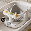 Baby Bath Seat with Rinse Cup – Non-Slip Infant Bath Support
